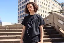 Load image into Gallery viewer, ABSTRACT LDN Silhouette Black T-shirt
